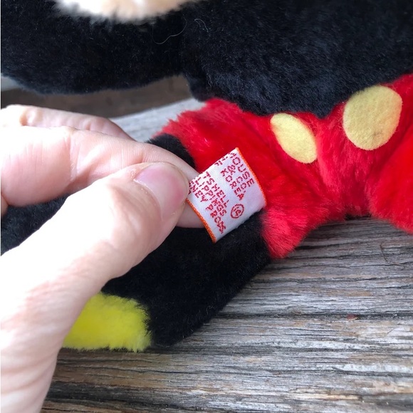 ❤️🖤Vintage Minnie Mouse & Mickey Mouse stuffed toys Vtg Disney Plush Dakin🖤❤️ - Picture 9 of 11